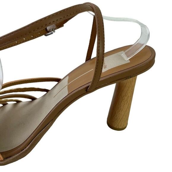 Dolce Vita Quinna Womens Peach Multi Stella Strappy High Heels Sandals Shoes 10 - Picture 6 of 16